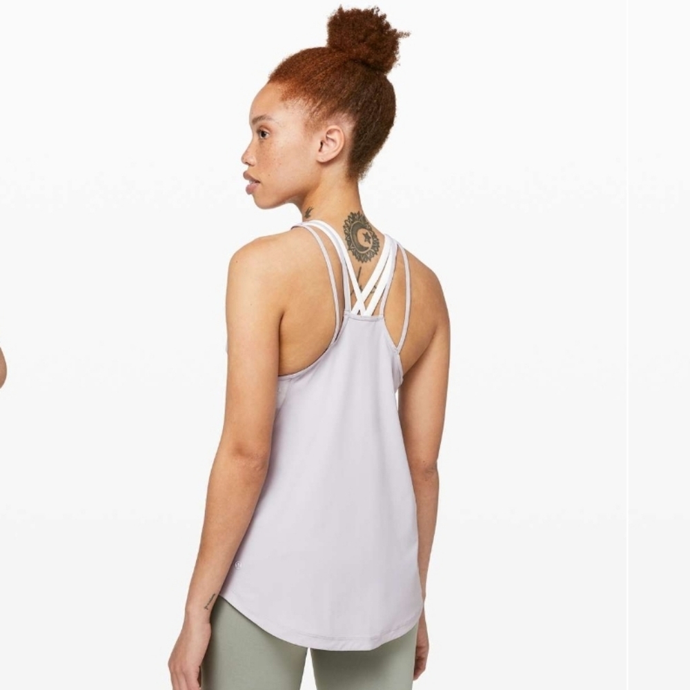 lululemon athletica Lavender Strappy Tank Top